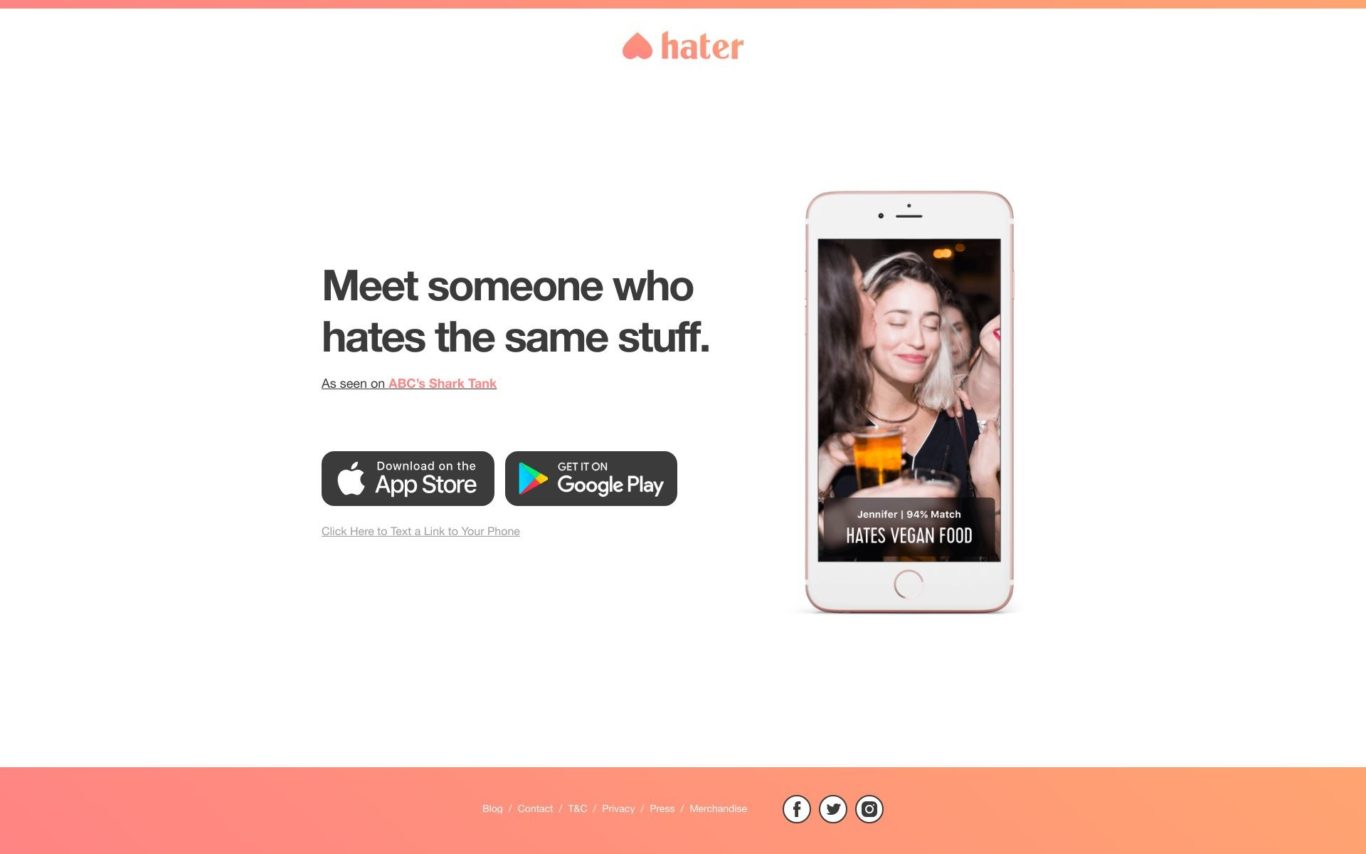Hater Dating Site Post Thumbnail